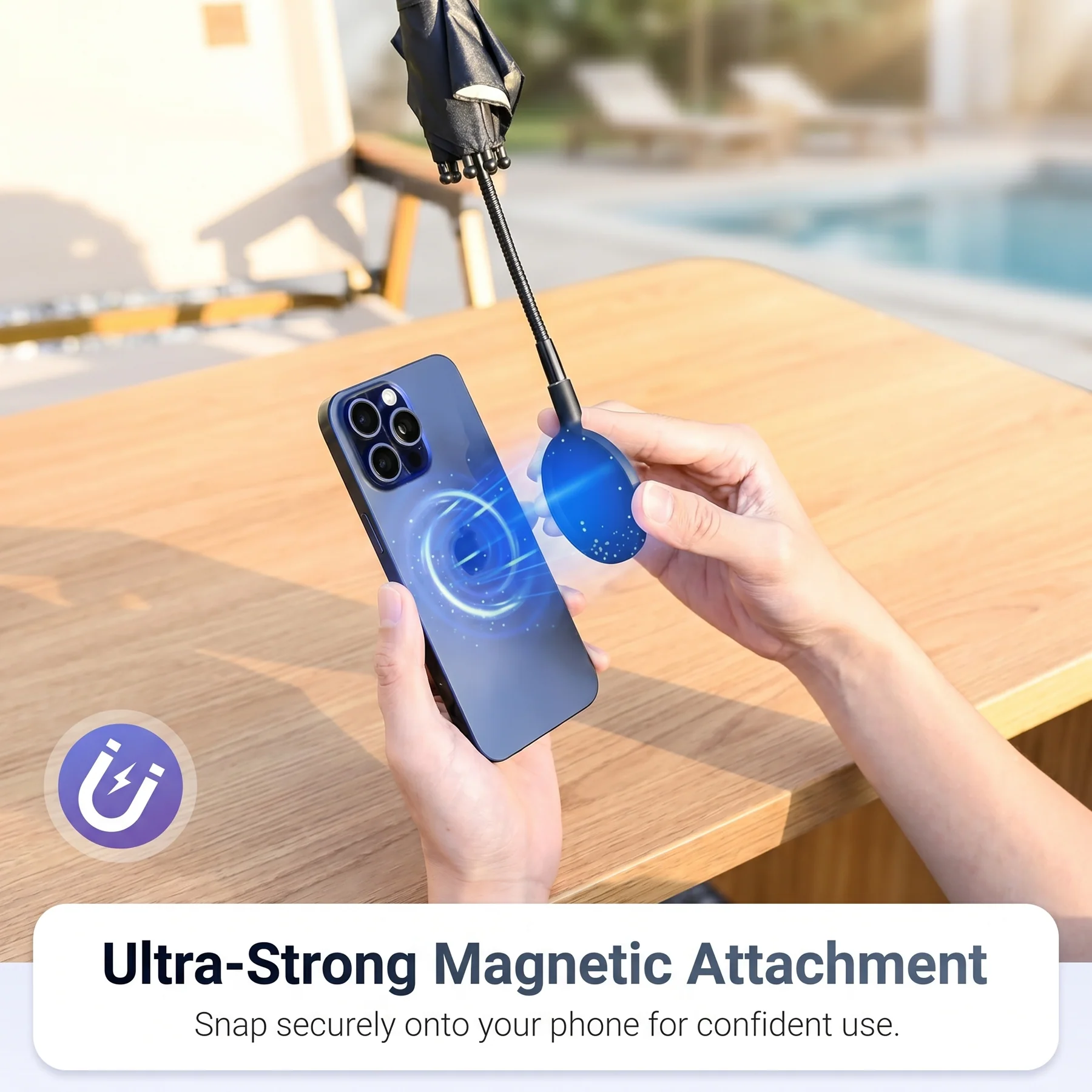 Phone Umbrella Accessory Portable Sunshade Holder - Image 9